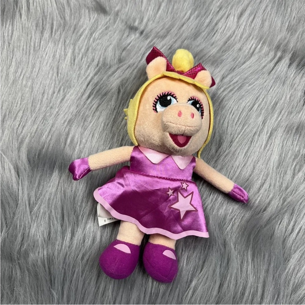 Disney Jr Muppet Babies Miss Piggy 9” Plush Stuffed Animal